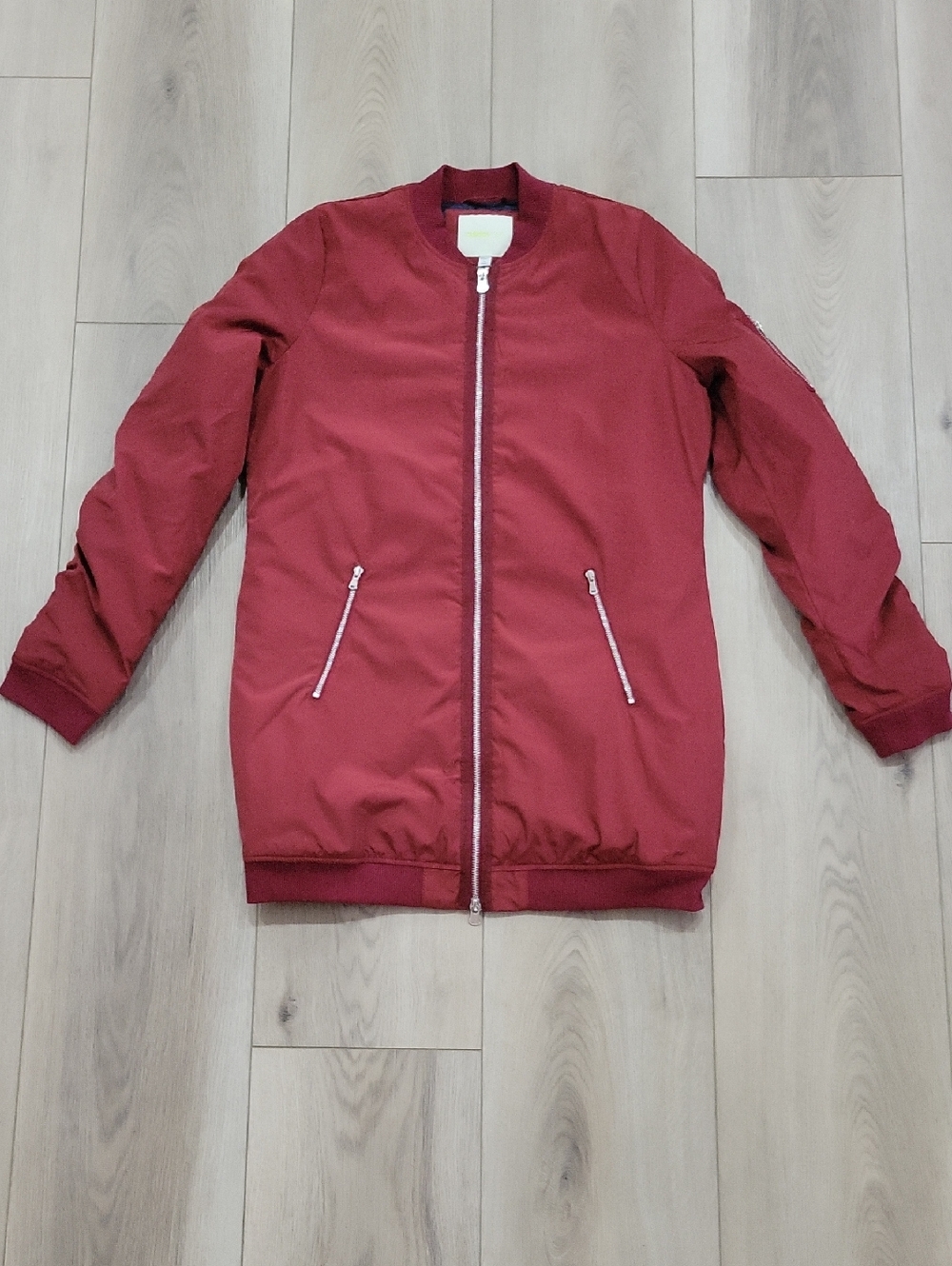 adidas Women's Burgundy Bomber Jacket